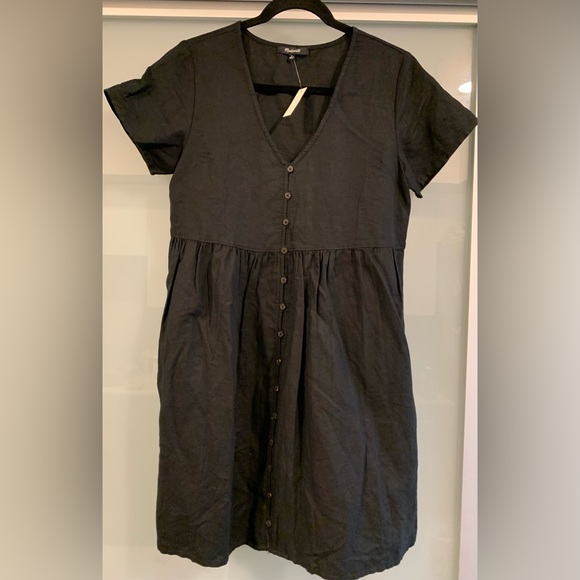 Madewell Dresses & Skirts - NWT Madewell Linen Blend Shift Dress w Pockets, Size Small